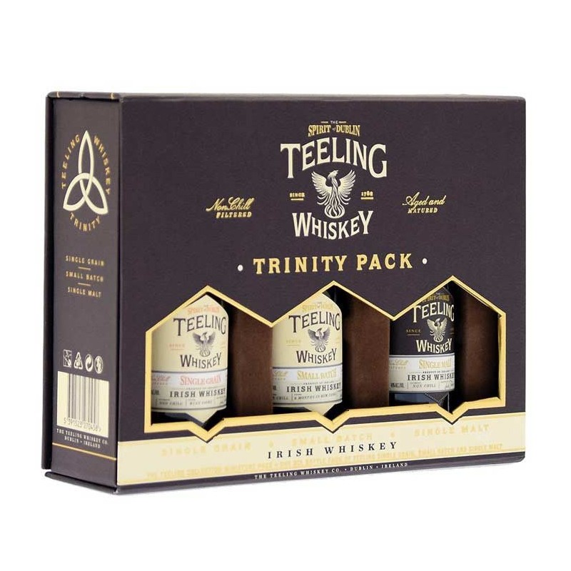 Coffret TEELING Trinity Pack 3x5cl 46% TEELING WHISKEY - 1