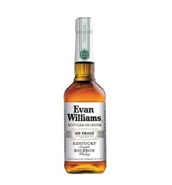 EVAN WILLIAMS White Label 100 Proof Bottled in Bond 50% EVAN WILLIAMS - 1