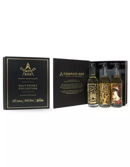COMPASS BOX Coffret 3x5cl Peat Monster, Spice Tree, The Spaniard 45%