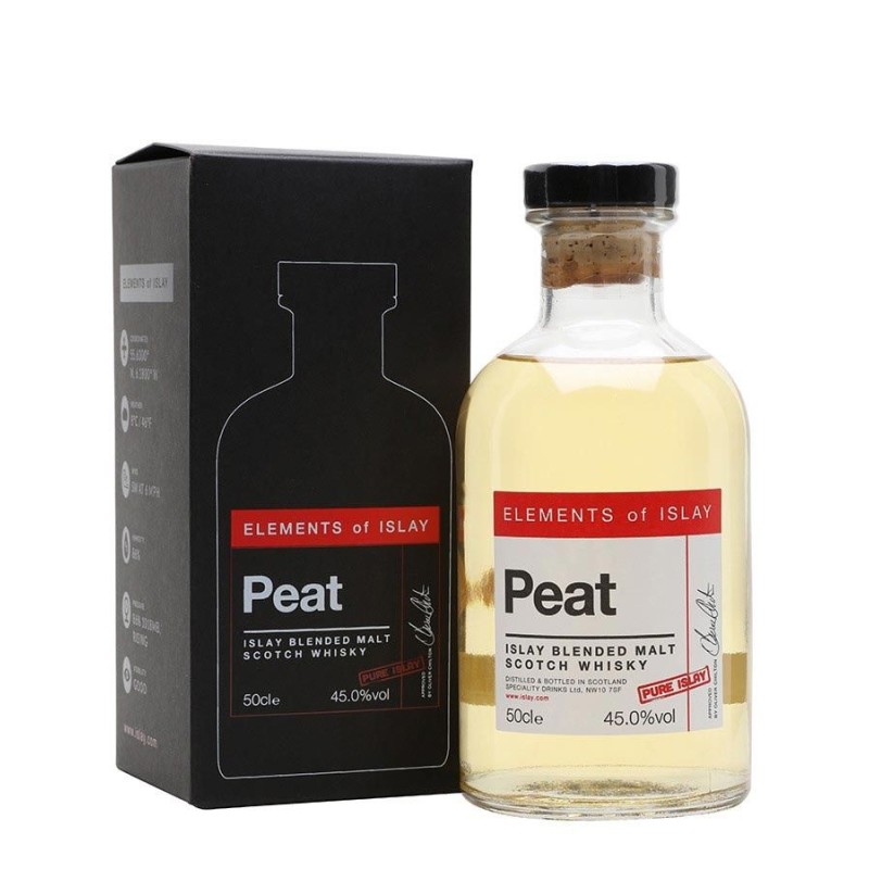 Écosse ELEMENTS OF ISLAY Peat Pure Islay Sp.Dr. 45%