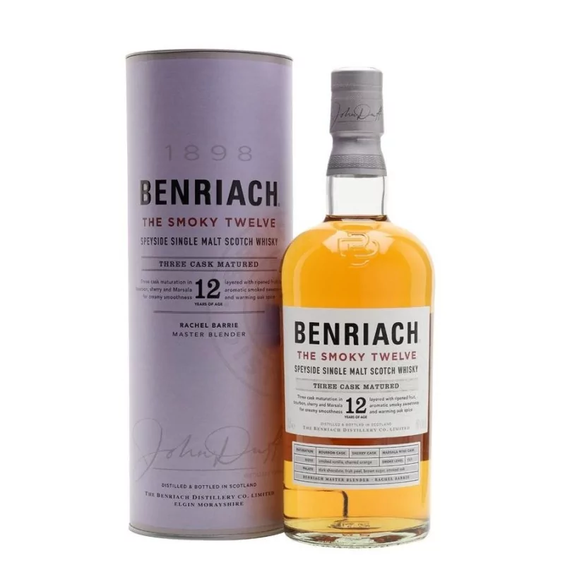 Écosse BENRIACH The Smoky Twelve 12 Ans 46%