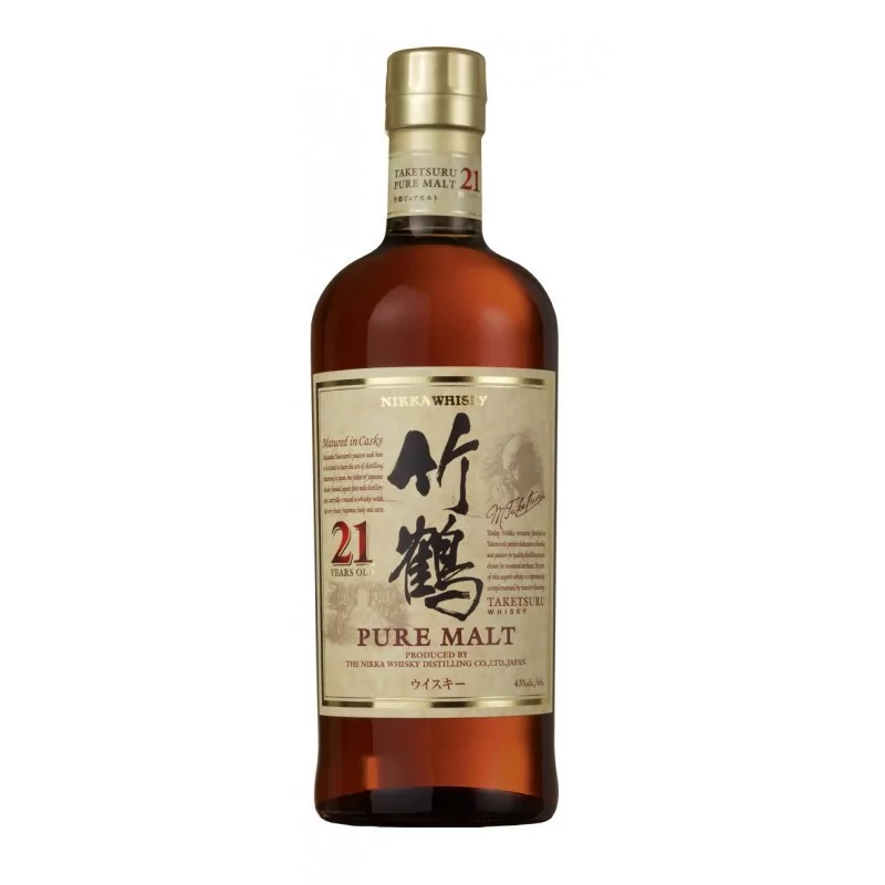 Japon NIKKA 21 ans Taketsuru 43% (sans coffret bois)