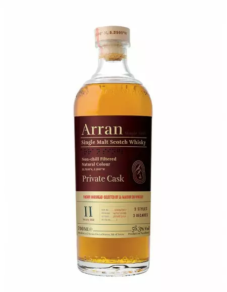 ARRAN 8 ans 2011 Peated First-Fill Bourbon Single Cask French Connections 54,6%