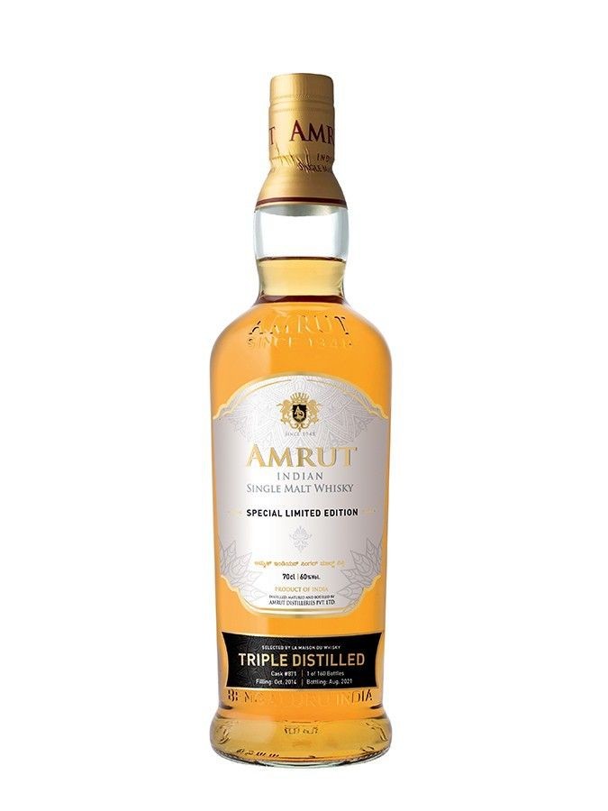 AMRUT 2014 Ex-Bourbon Triple Distilled Conquête 60%