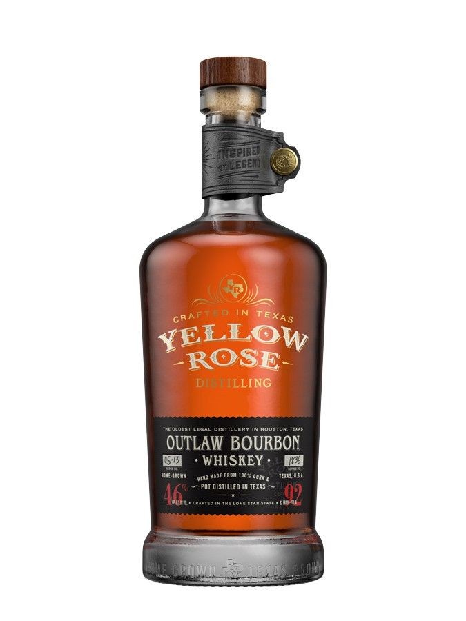YELLOW ROSE Outlaw Bourbon Whiskey 46%