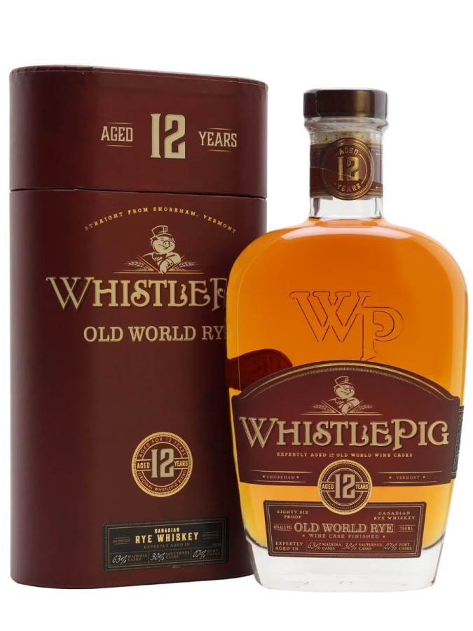 WHISTLE PIG 12 Ans Rye Whiskey Old World 43%