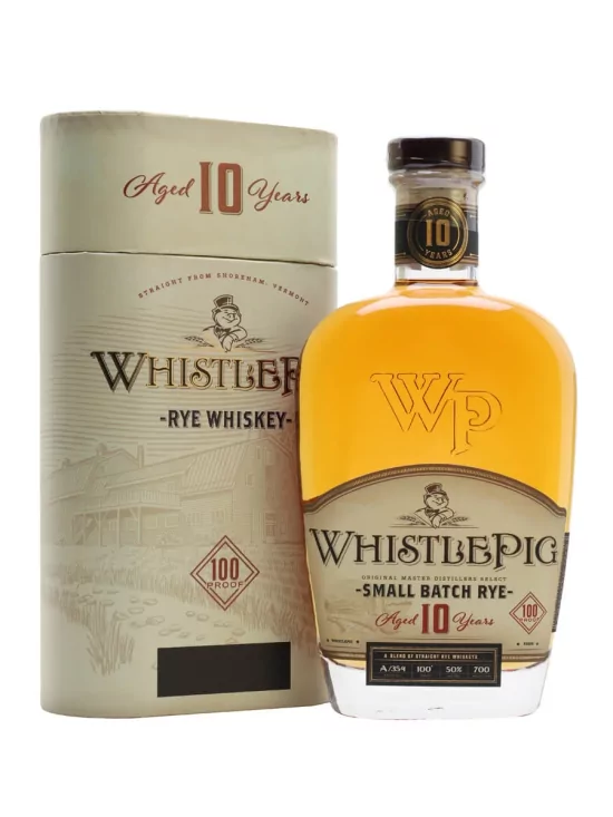 WHISTLE PIG 10 ans Small Batch Rye 50% WHISTLE PIG 10 ans Small Batch Rye 50%