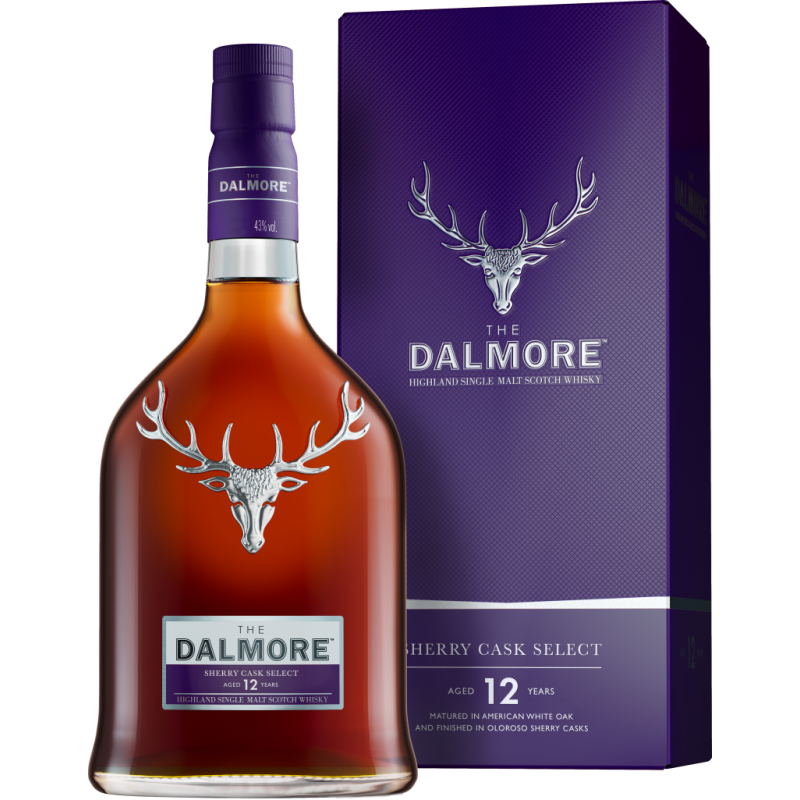 Écosse DALMORE 12 ans Sherry Cask Select 43%