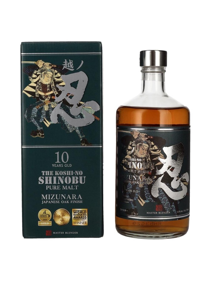 SHINOBU Pure Malt 10 Ans Mizunara 43%