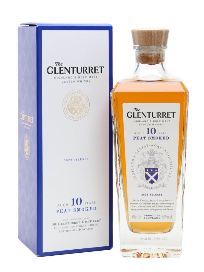 GLENTURRET 10 Ans Peat Smoked 50% (Release 2022)