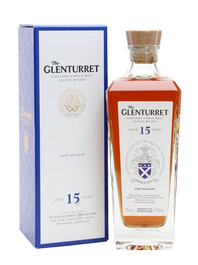 GLENTURRET 15 Ans 53% (Release 2022)