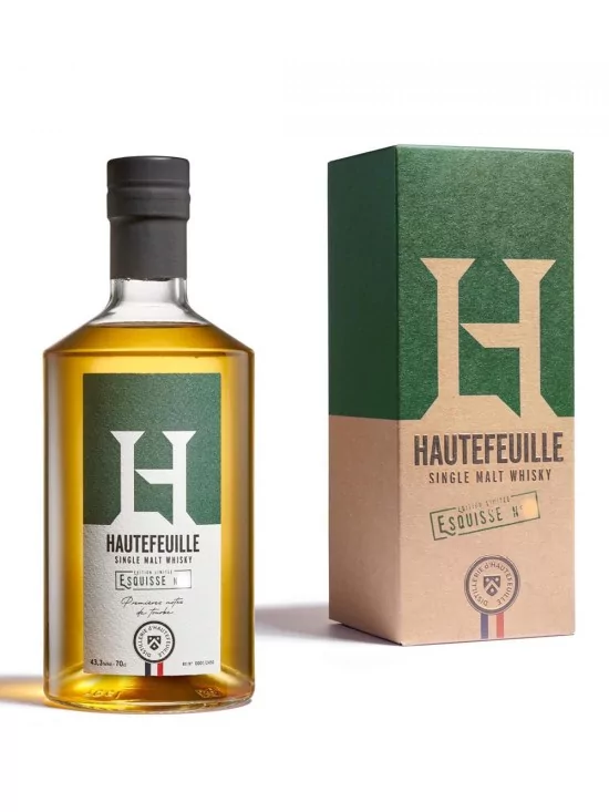 HAUTEFEUILLE Single Malt Finement Tourbé 43.3% HAUTEFEUILLE Single Malt Finement Tourbé 43.3%