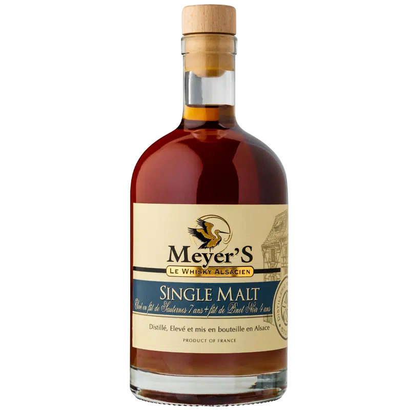 Whisky Alsacien MEYER'S Bleu 11 Ans Single Malt 43% 50cl