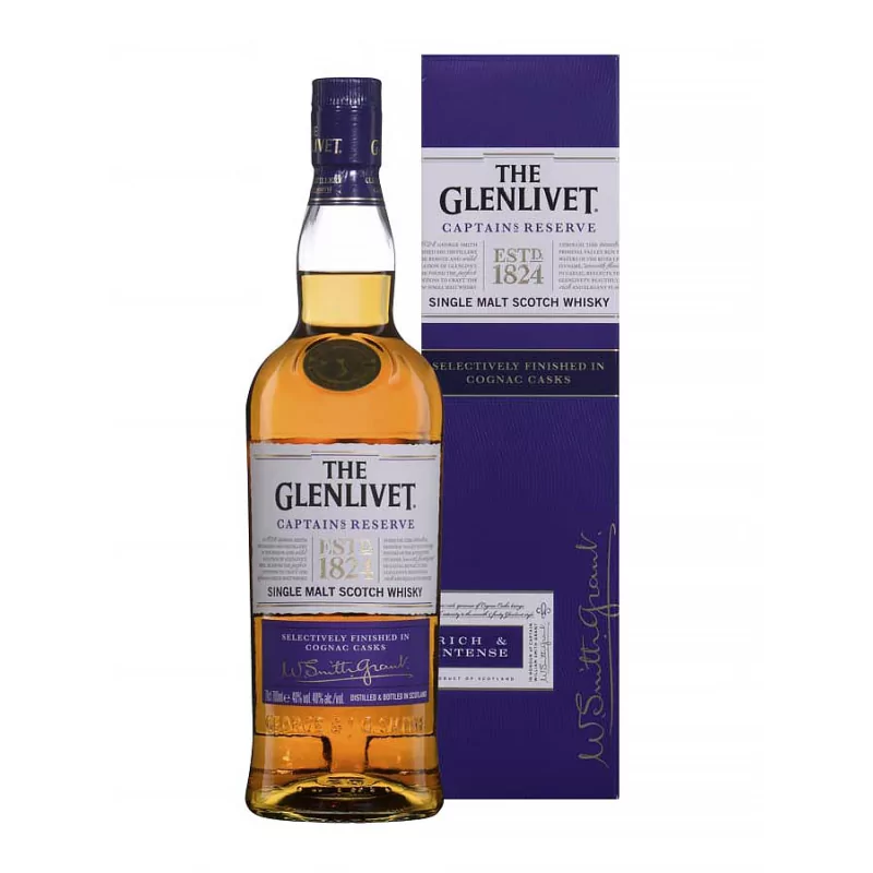 Écosse GLENLIVET (The) Captain's Reserve 40%