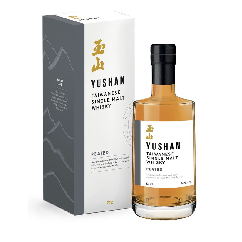 Whiskies du Monde YUSHAN Peated 46% 50cl