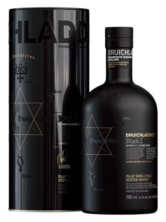 BRUICHLADDICH Black Art 11.1 24 Ans 44.2% (Edition 2023) BRUICHLADDICH Black Art 11.1 24 Ans 44.2% (Edition 2023)