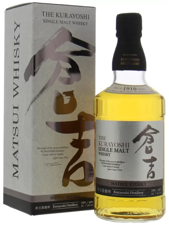 THE KURAYOSHI Single Malt 43% THE KURAYOSHI Single Malt 43%