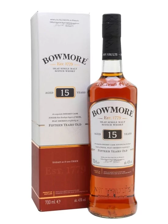 BOWMORE 15 ans 43% BOWMORE 15 ans 43%