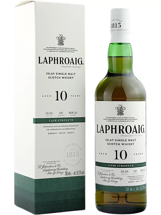 LAPHROAIG 10 Ans Cask Strength 58.3% Batch 17 LAPHROAIG 10 Ans Cask Strength 58.3% Batch 17