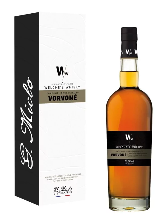 WELCHE’S WHISKY "Vorvoné" Single Malt Sauternes 43% WELCHE’S WHISKY "Vorvoné" Single Malt Sauternes 43%