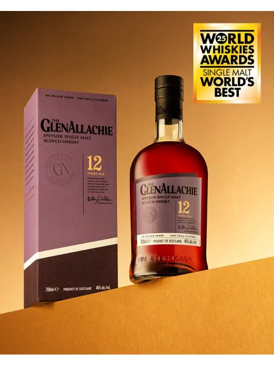 GLENALLACHIE 12 Ans 46% (Meilleur Single Malt Scotch Whisky 2025 du Monde) GLENALLACHIE 12 Ans 46% (Meilleur Single Malt Scotch Whisky 2025 du Monde)