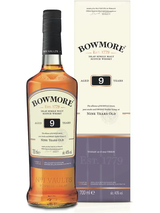BOWMORE 9 ans 40% BOWMORE 9 ans 40%