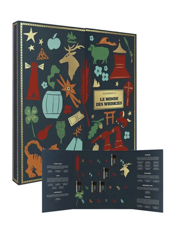 CALENDRIER DE L'AVENT Le Monde des Whiskies Coffret 25 x 2cl 2025
