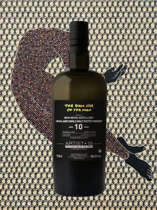 BEN NEVIS 2015 Aged 10 Years ARTIST 15 The Dark Side Of The Moon 58.3% (Avec étui)