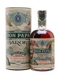 Rhums de Mélasse DON PAPA Baroko 40%