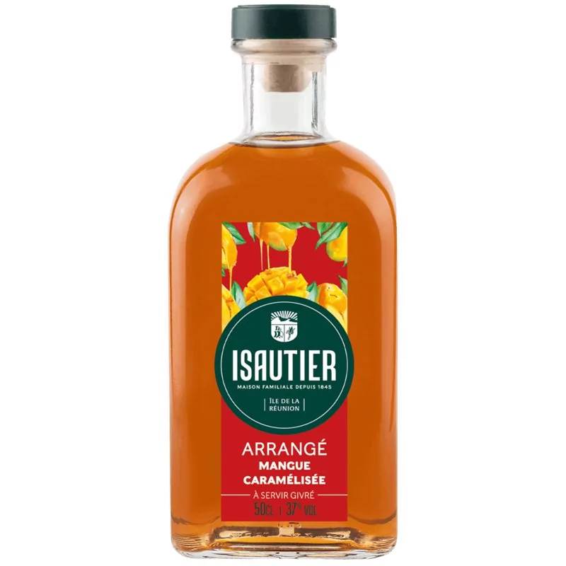 Rhum Arrangé Rhum Arrangé ISAUTIER Mangue Caramélisée 37% 50cl