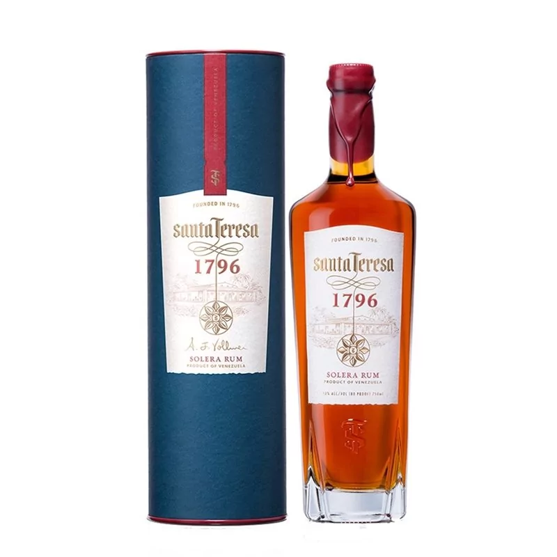 Rhums Vieux SANTA TERESA 1796 40% 1 Litre