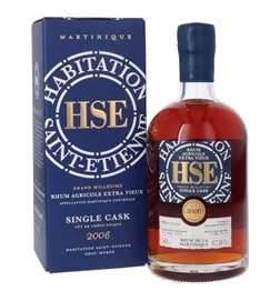 Rhums Agricoles HSE Extra Vieux Single Cask 2006 47.8% 50cl
