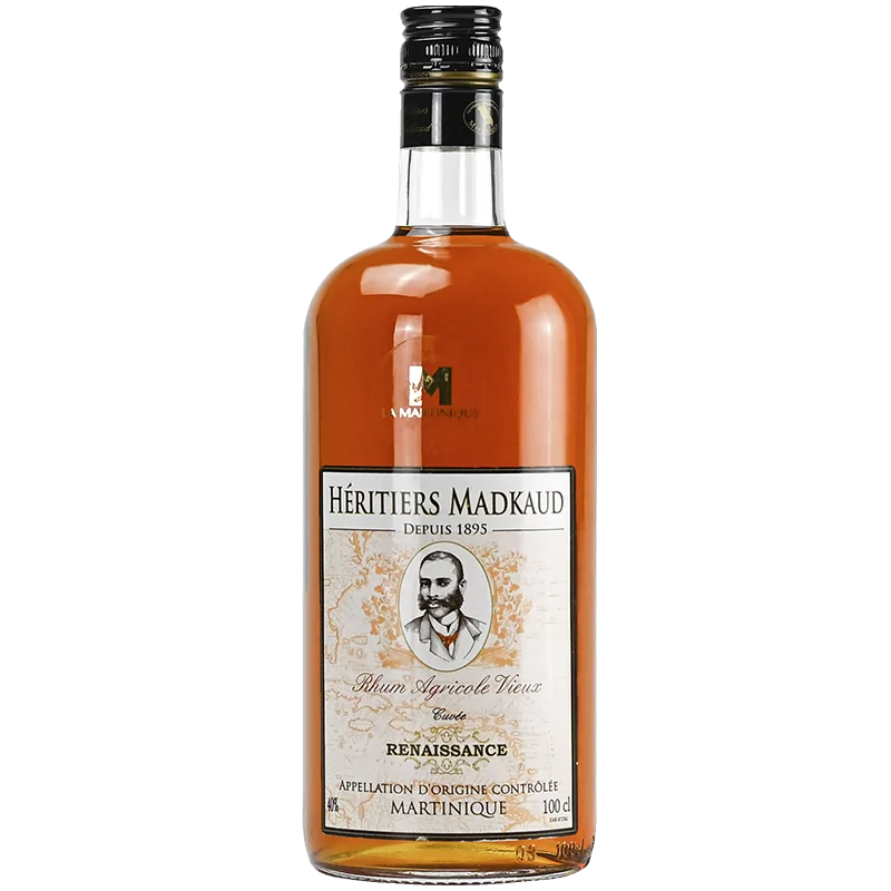 Rhums Agricoles HERITIERS MADKAUD Vieux Renaissance 40% 1Litre