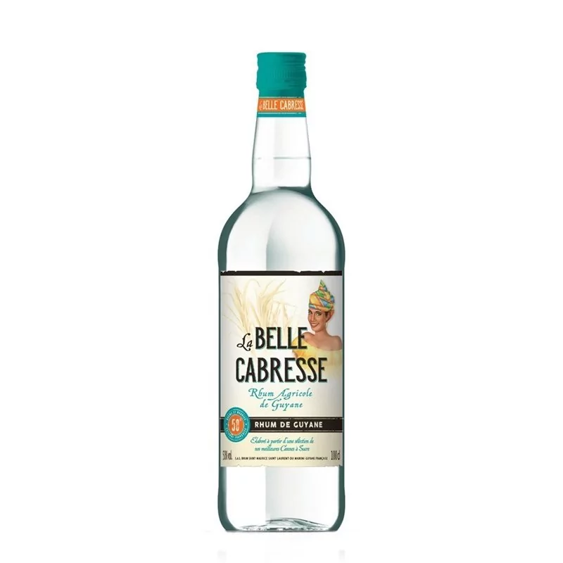 Rhums Agricoles LA BELLE CABRESSE Blanc 50% 1 Litre