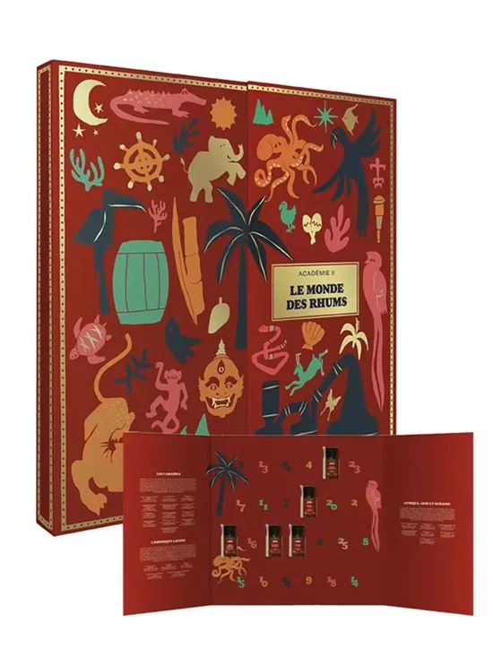 CALENDRIER DE L'AVENT Le Monde des Rhums Coffret 25 x 2cl CALENDRIER DE L'AVENT Le Monde des Rhums Coffret 25 x 2cl