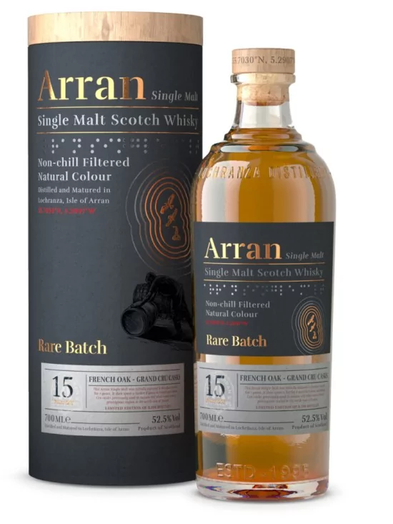 ARRAN 15 ans Rare Batch 2025 Grand Cru 52.50% ARRAN 15 ans Rare Batch 2025 Grand Cru 52.50%