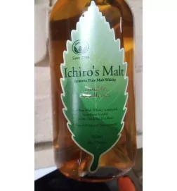 ICHIRO'S MALT Double Distilleries 46,5% - Étiquette abîmée et Sans étui