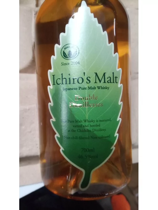 ICHIRO'S MALT Double Distilleries 46,5% - Étiquette abîmée et Sans étui
